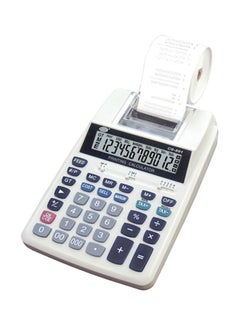 12-Digit Printing Calculator White
