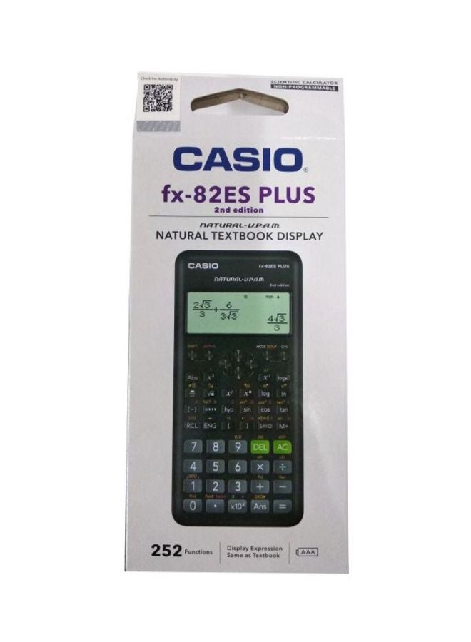 CASIO ES Plus Series Scientific Calculator Black/Grey/Green - Image 2