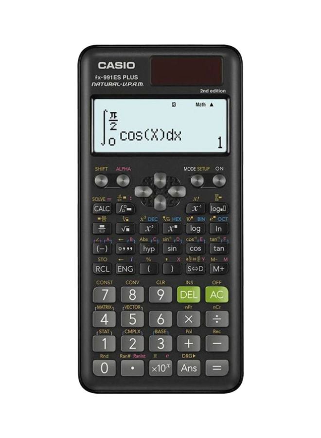 CASIO ES Plus Series Scientific Calculator Black - Image 1