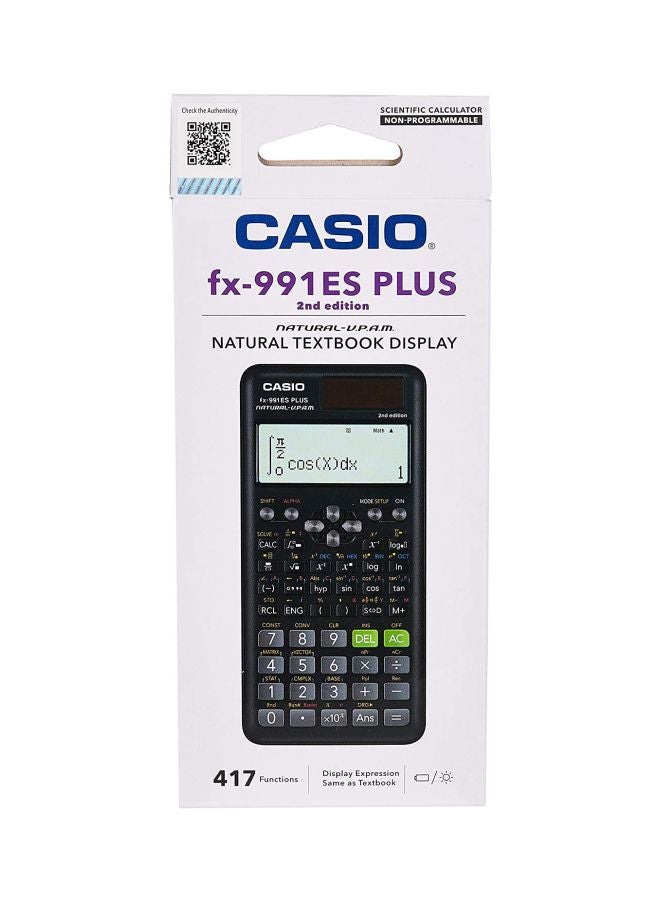 CASIO ES Plus Series Scientific Calculator Black - Image 4