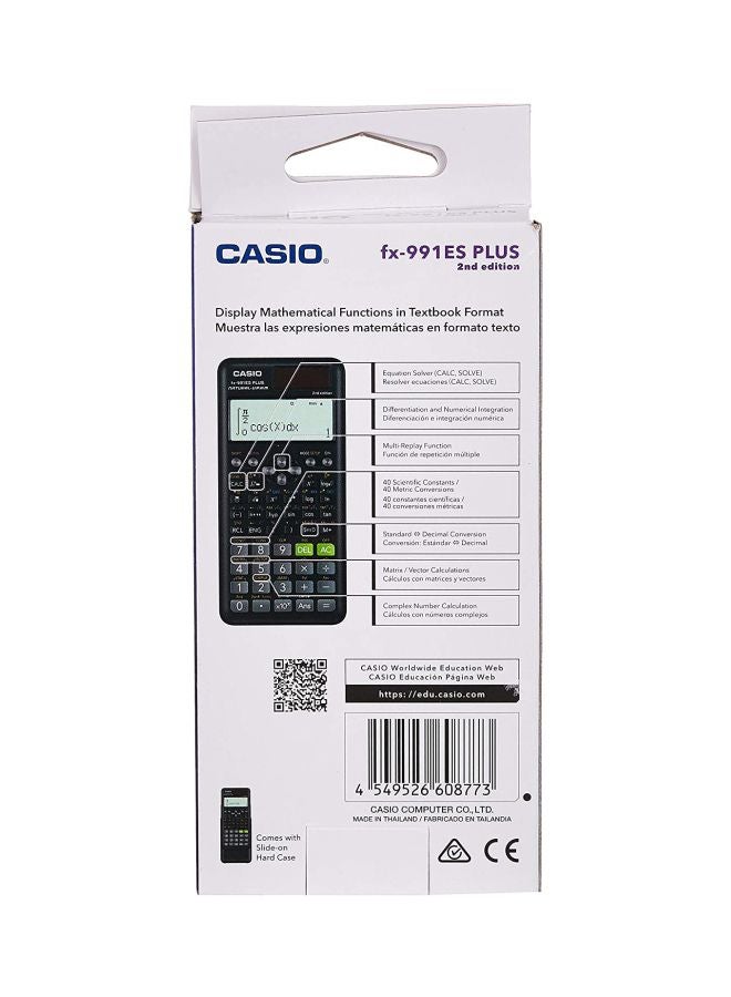 CASIO ES Plus Series Scientific Calculator Black - Image 5