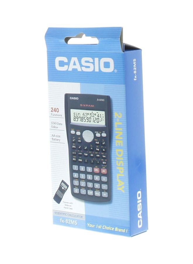 CASIO - Digital Scientific Calculator White/Blue - Image 1