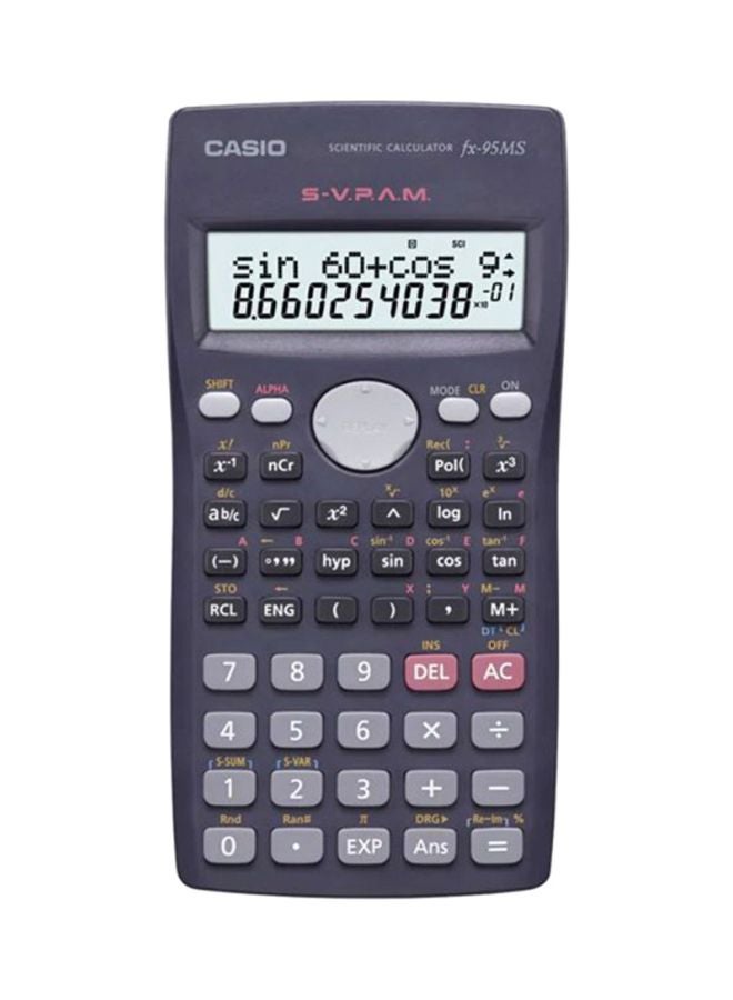 CASIO Battery Operated Scientific Calculator Grey - Image 1