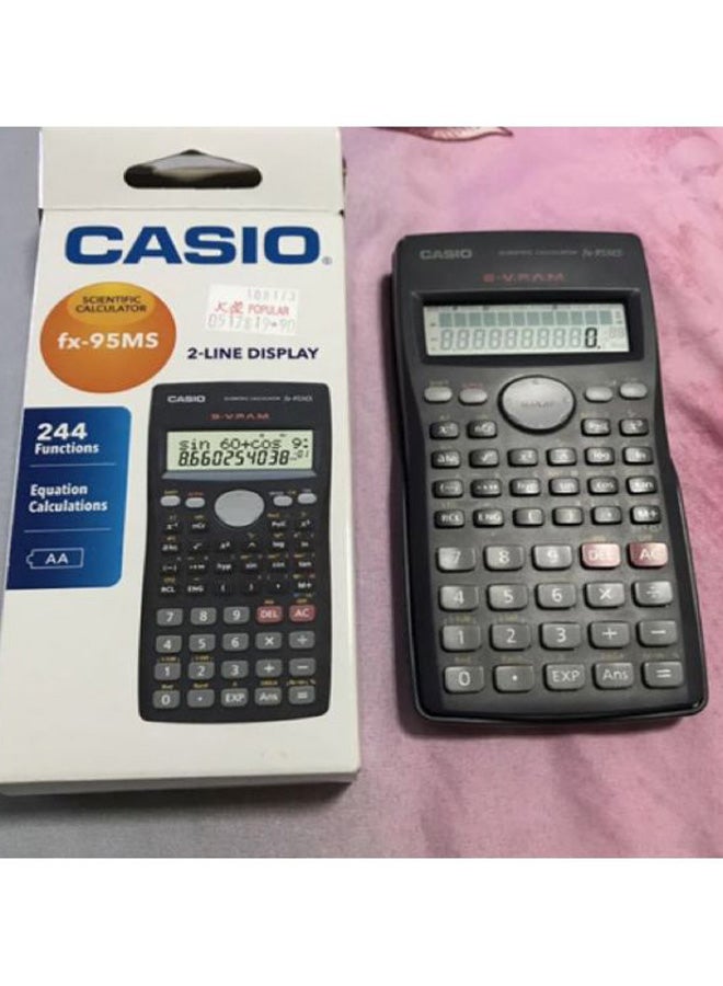 CASIO Battery Operated Scientific Calculator Grey - Image 3