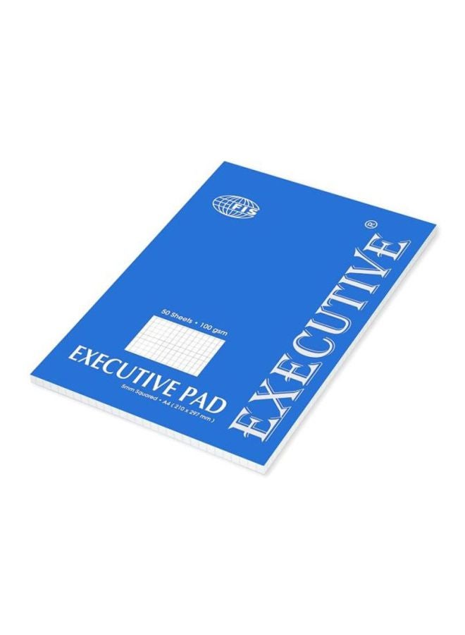 FIS 10-Piece A4 Executive Writing Pad Set Blue - Image 3