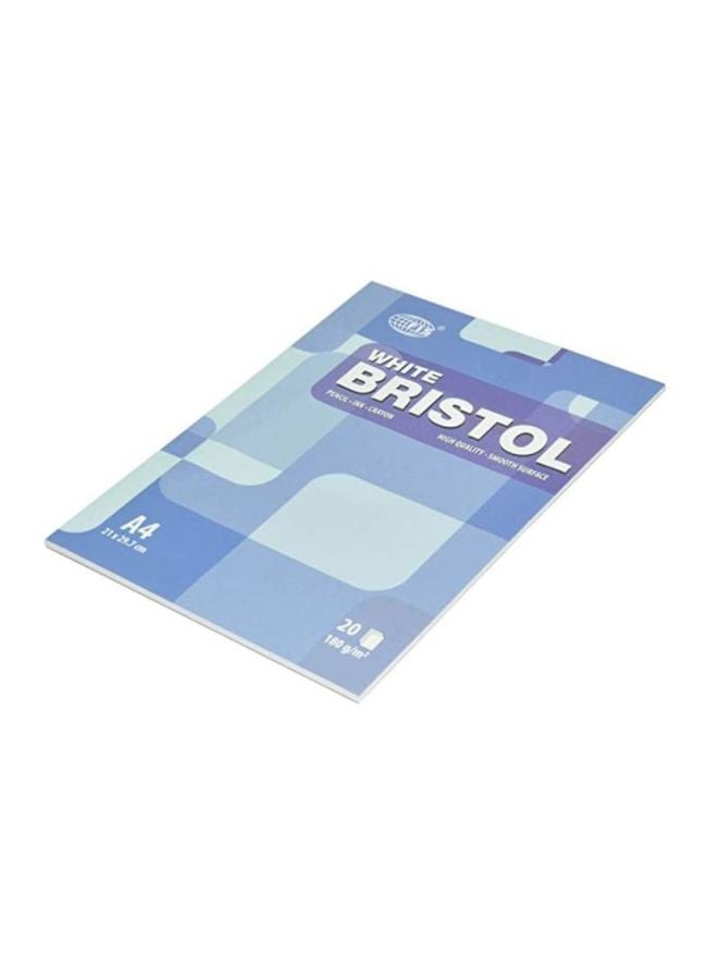 FIS - Pack Of 10 Bristol Sketch Pad Blue - Image 1