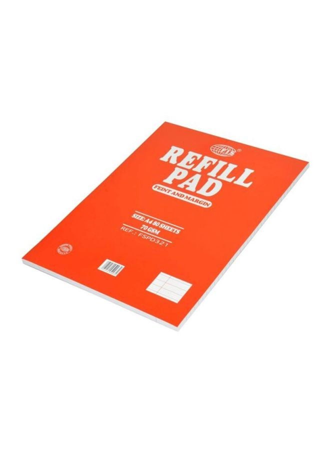 FIS 10-Piece A4 Refill Notepad Set Orange - Image 3