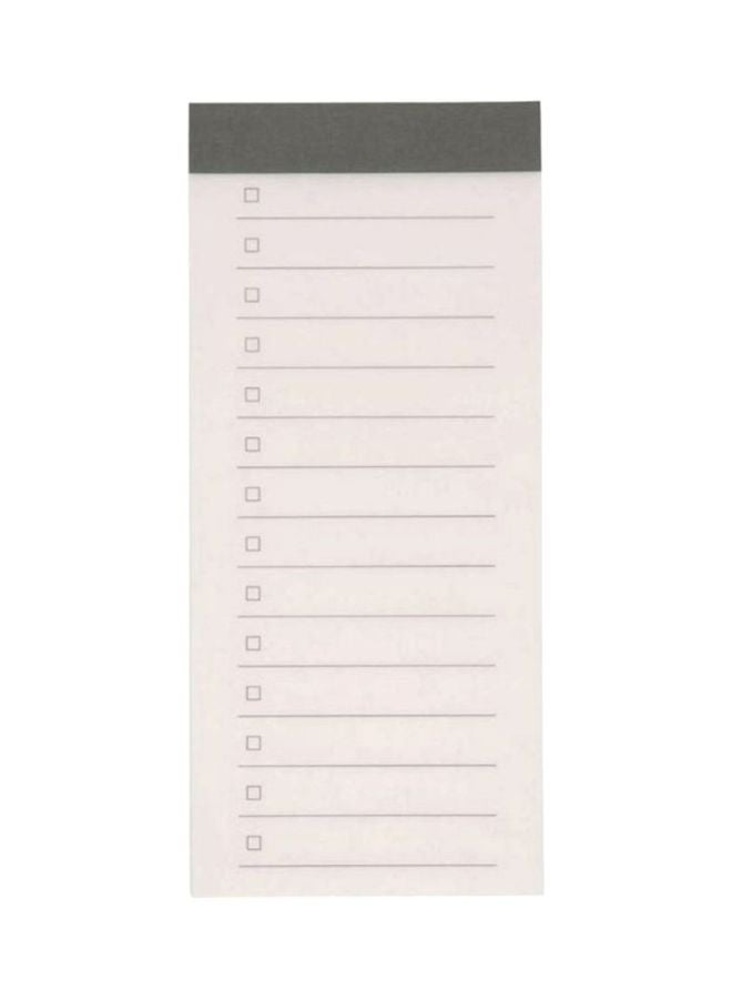 MUJI - 40-Sheets Planting Tree Checklist Type Memo White - Image 1