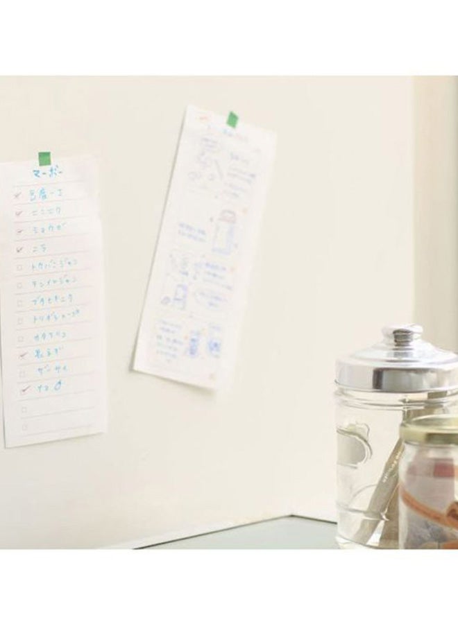 MUJI - 40-Sheets Planting Tree Checklist Type Memo White - Image 1