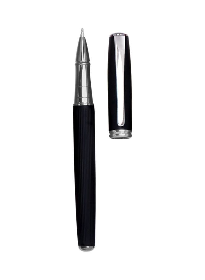 giftology Steel Rollerball And Ballpoint Pen Set Black/Silver - Image 3