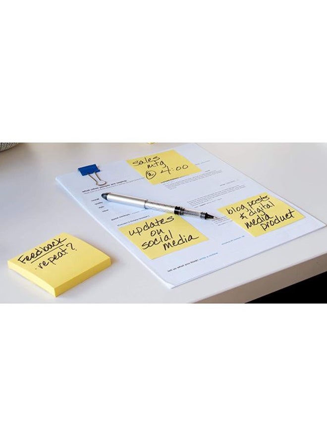 3M Post-it Sticky Notes Pad Yellow - Image 4