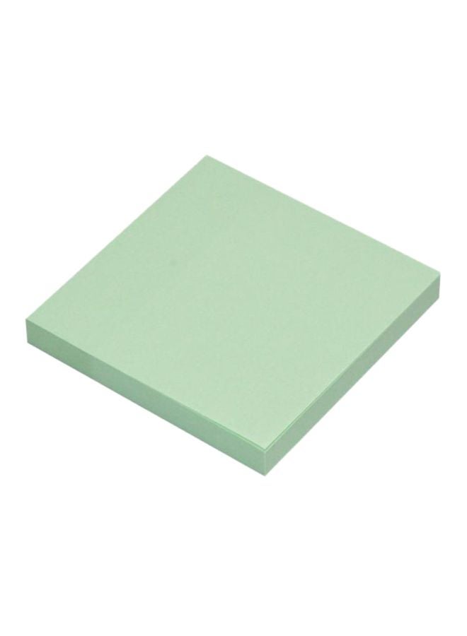 FIS 12-Piece Sticky Notes Set Pastel Light Green - Image 1