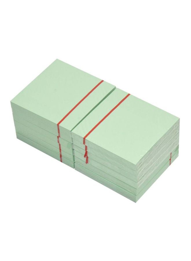 FIS 12-Piece Sticky Notes Set Pastel Light Green - Image 2