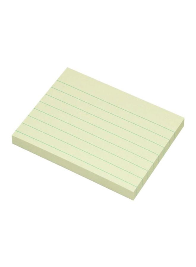 FIS 12-Piece Ruled Sticky Notes Set Yellow - Image 3