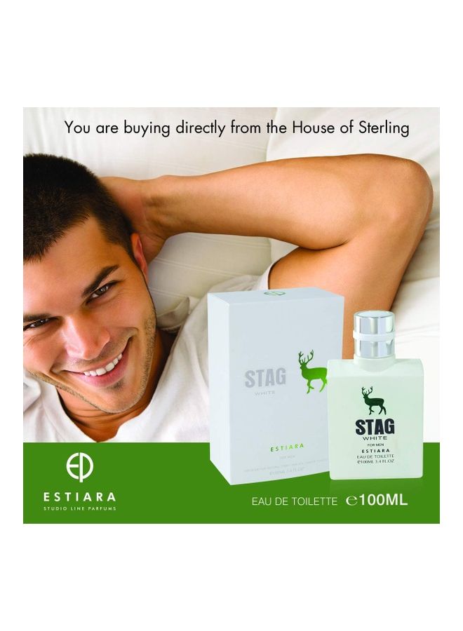 ESTIARA Stag White Pour Homme EDT 100ml - Image 3
