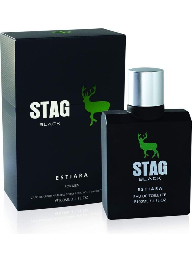 ESTIARA Stag Black Pour Homme EDT 100ml - Image 2