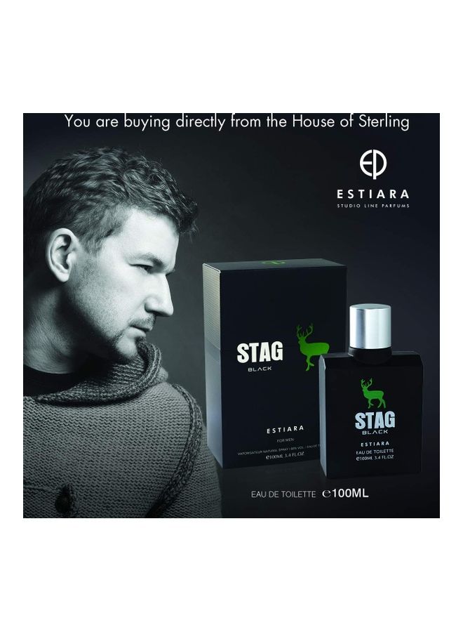 ESTIARA Stag Black Pour Homme EDT 100ml - Image 3