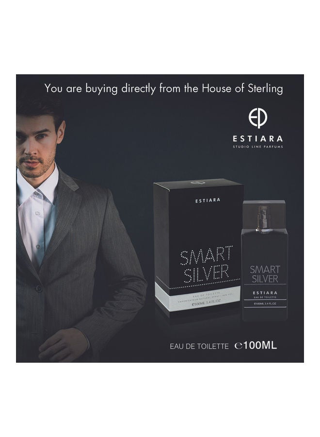 ESTIARA - Smart Silver Pour Homme EDT 100ml - Image 1