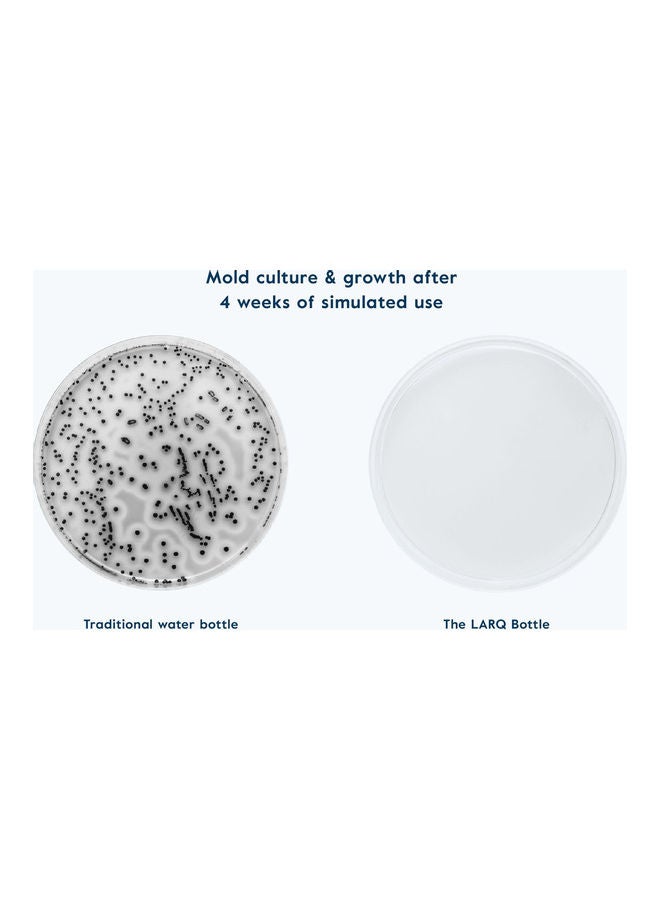 لارك زجاجة مياه قابلة للشحن ومزودة بمنفذ USB وبخاصية التنظيف الذاتي سيسايد منت 9.6 x 2.7بوصة - Image 4