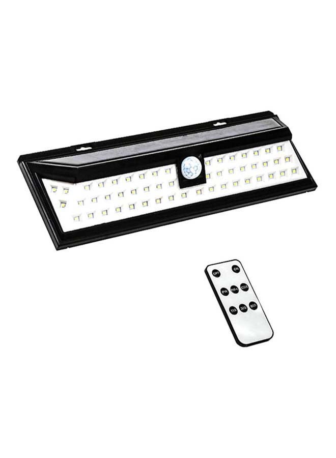 Sharpdo Solar Power Induction LED Lamp With Remote Black/White - Image 1