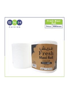 Fresh Maxi Roll Tissue 900g White