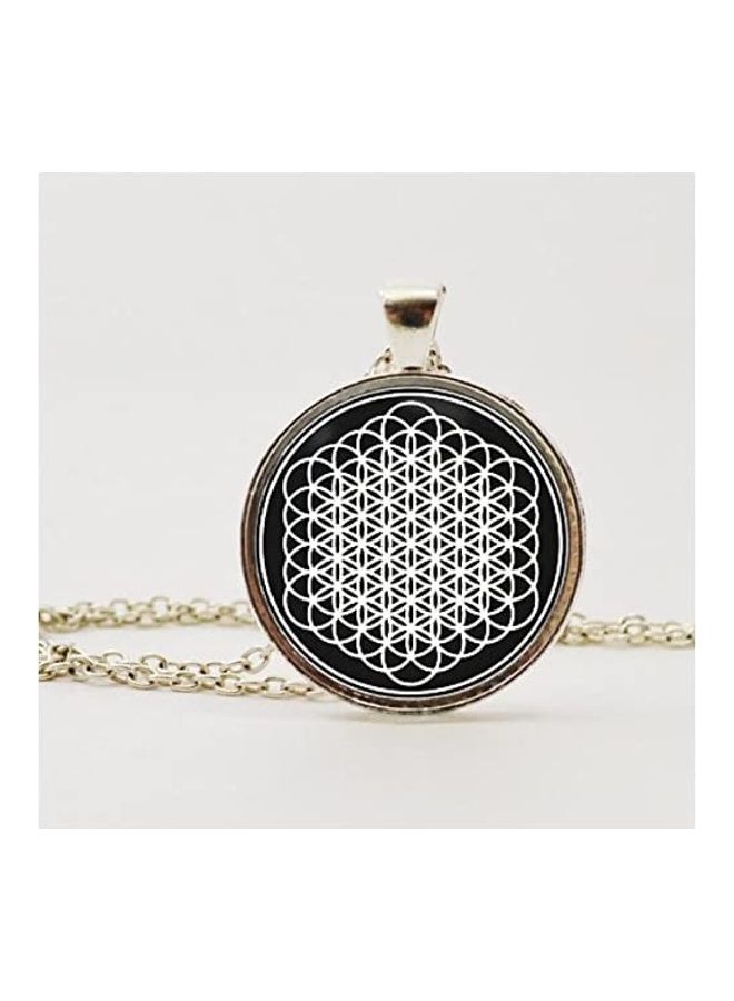 Generic Bring Me The Horizon Sempiternal Flower Of Life Pendant Necklace 