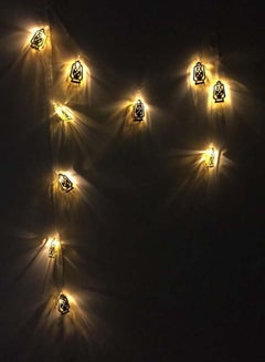 Beauenty Mini Gold Fanus LED Light Gold/Clear 7 x 18cm  - Image 3