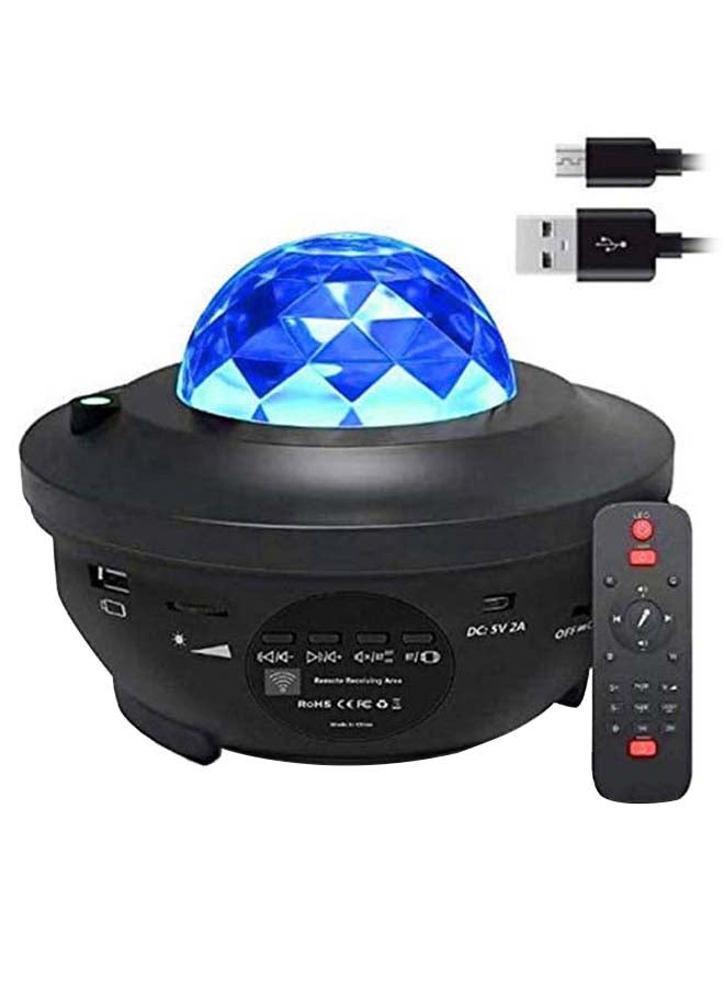 Cool Baby - Bluetooth Night Projector Light With Remote Black/Blue 16 x 12cm - Image 1