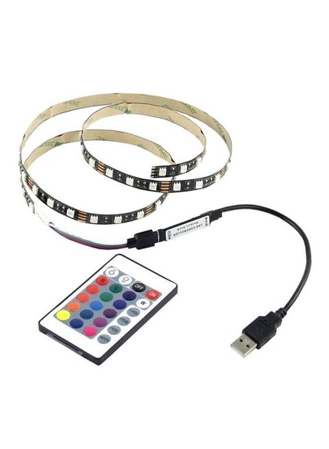 LED Light Strip With Remote Control Multicolour 10 x 2cm