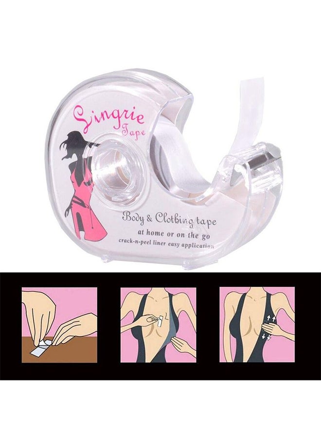 Glamroot Disposable Lingerie Fashion Breast Cover Tape Clear - Image 2