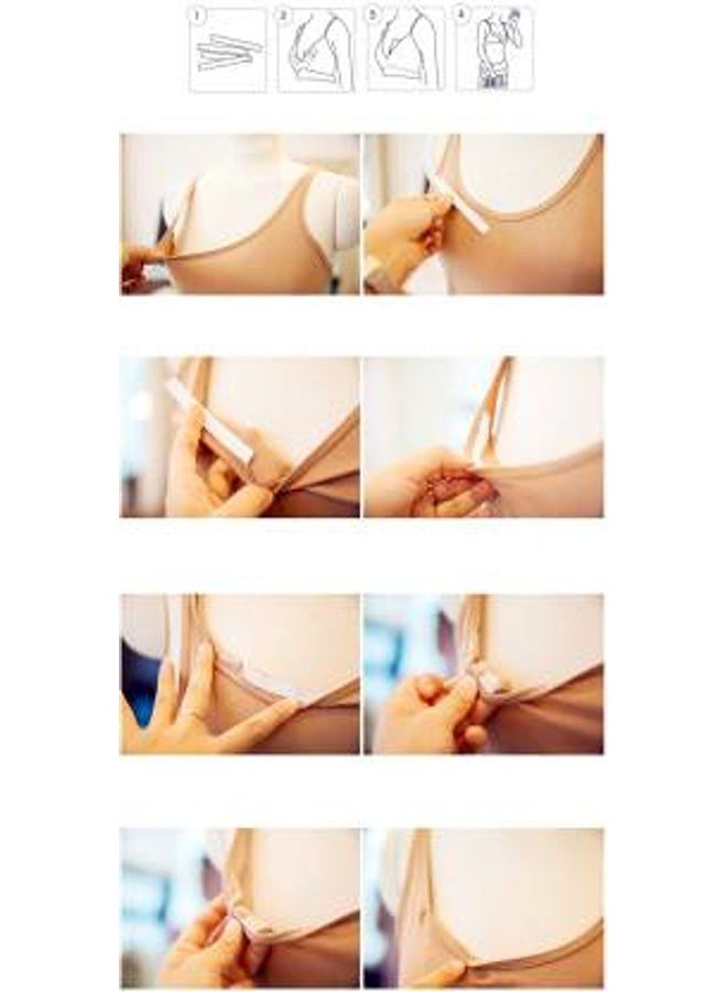 Glamroot Disposable Lingerie Fashion Breast Cover Tape Clear - Image 4