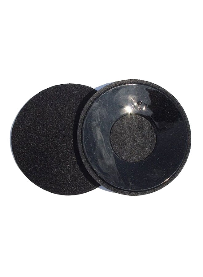 Glamroot 2-Piece Reusable Silicone Nipple Cover Petals Black - Image 1