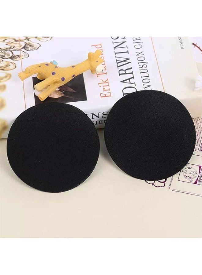 Glamroot 2-Piece Reusable Silicone Nipple Cover Petals Black - Image 2