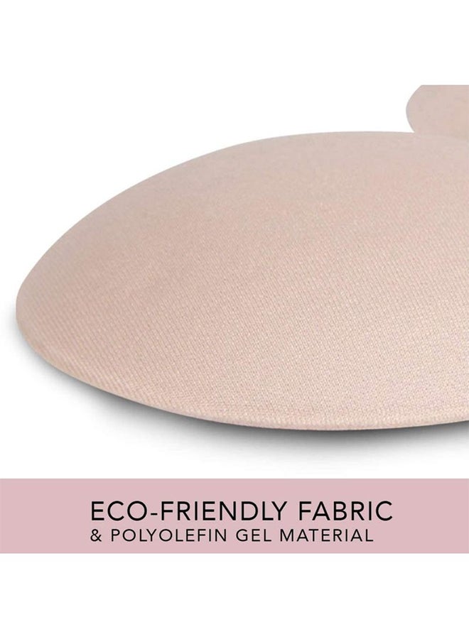 Glamroot 2-Piece Reusable Silicone Nipple Cover Petals Beige - Image 4