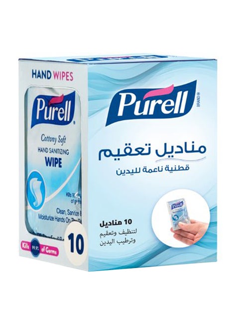 Cottony Hand Sanitizing Wipes Multicolour