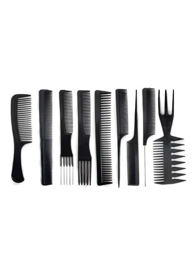 Sharpdo 10-Piece Pro Salon Hair Styling Set Black - Image 2