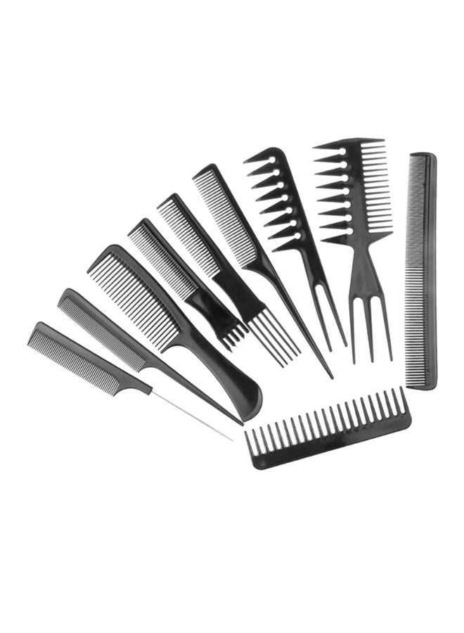 Sharpdo 10-Piece Pro Salon Hair Styling Set Black - Image 3