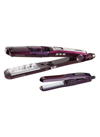 iPro 230 Steam Hair Straightener Silver/Purple - v1615961842/N18551402A_1