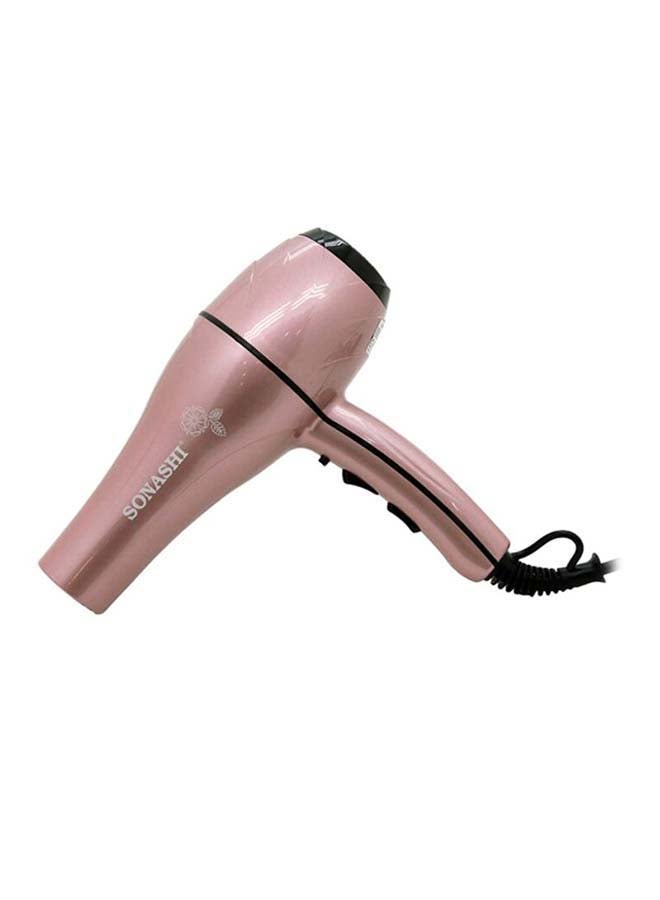 SONASHI - Hair Dryer 2000W  Builtin 2 HeatAirflow Settings with Cool Shot Function  AC Motor with Cold and Hot Wind Feature  Stylish Lightweight Design For Comfort Use  SHD-3046 Rose-Gold - Image 1