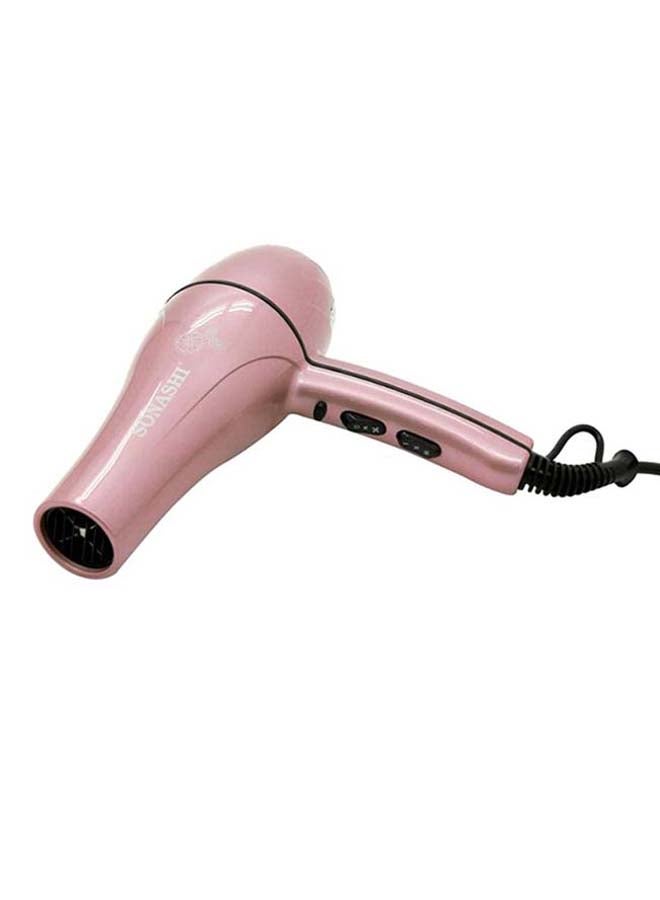 SONASHI - Hair Dryer 2000W  Builtin 2 HeatAirflow Settings with Cool Shot Function  AC Motor with Cold and Hot Wind Feature  Stylish Lightweight Design For Comfort Use  SHD-3046 Rose-Gold - Image 1