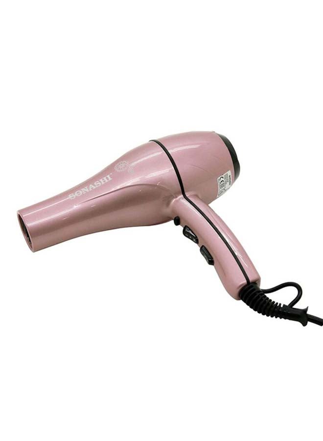 SONASHI - Hair Dryer 2000W  Builtin 2 HeatAirflow Settings with Cool Shot Function  AC Motor with Cold and Hot Wind Feature  Stylish Lightweight Design For Comfort Use  SHD-3046 Rose-Gold - Image 1