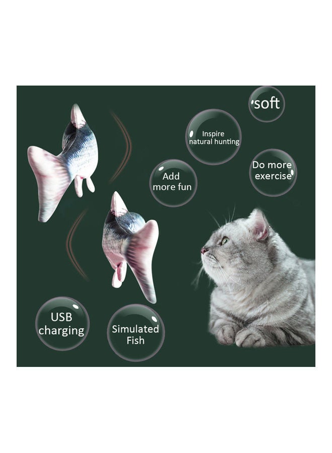 Electric Flopping Simulation Toy Blue 30x2x15cm - Image 5