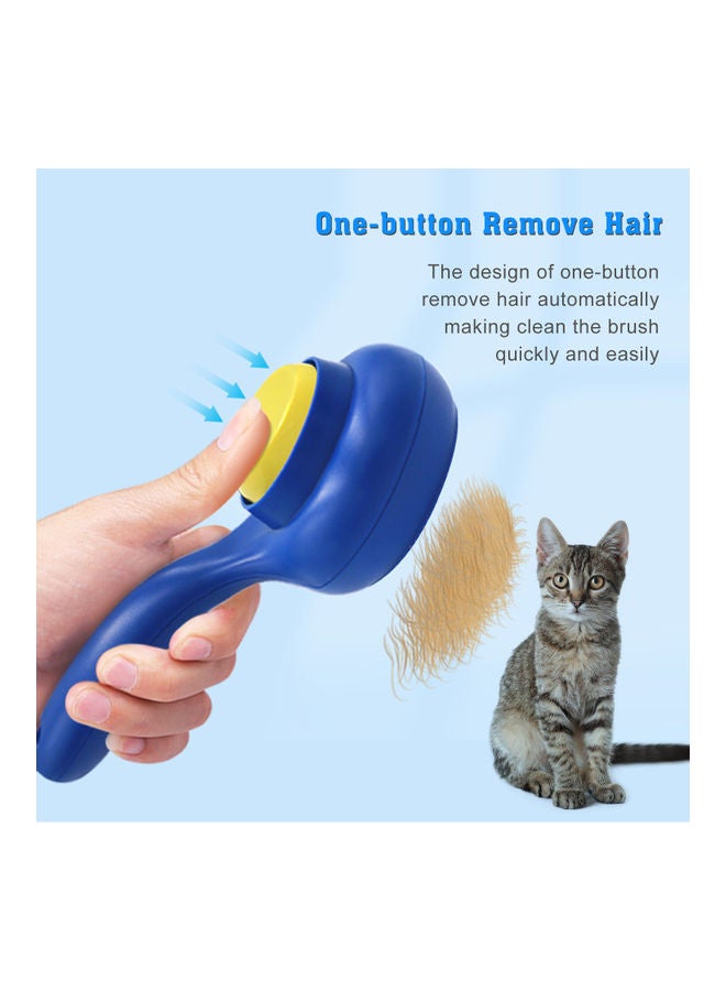 Self-Cleaning Brush Blue 18x5x7cm - Image 4