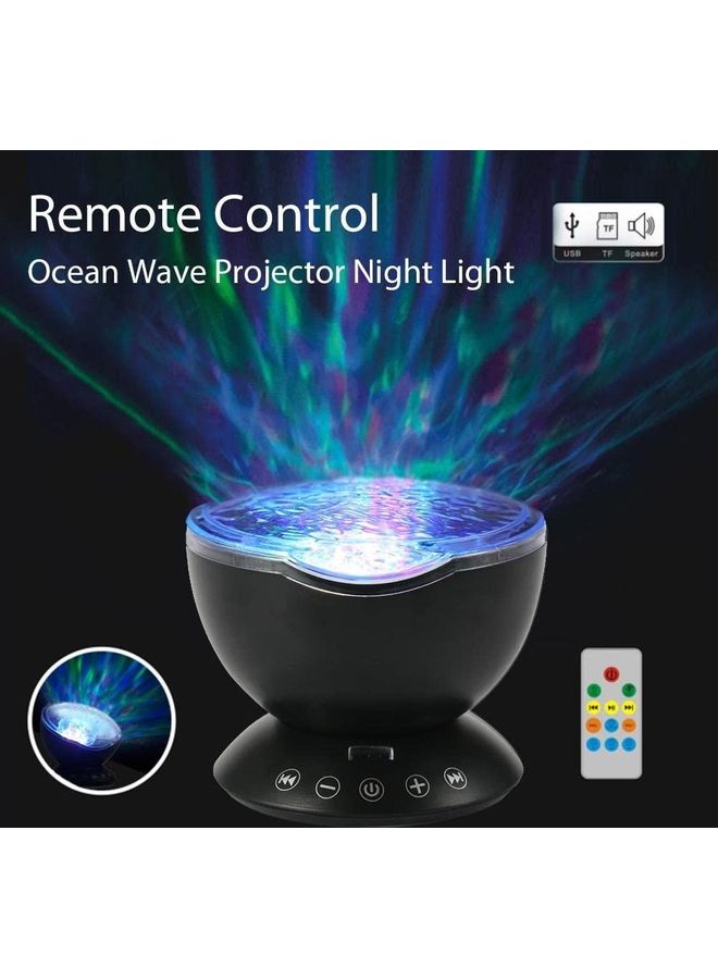 XiuWoo - RC Ocean Wave Projector Night Light Multicolour - Image 1