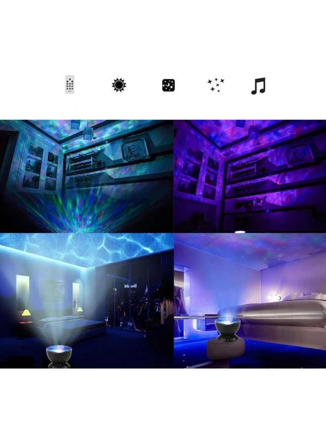 XiuWoo - RC Ocean Wave Projector Night Light Multicolour - Image 1