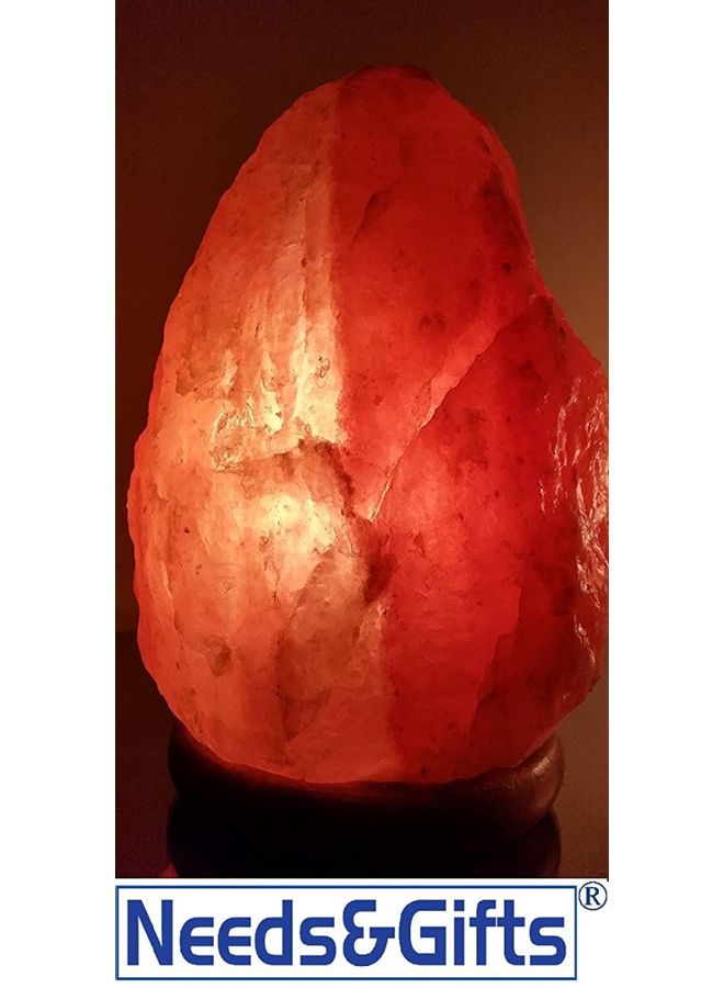 XiuWoo Himalayan Crystal Salt Lamp Orange - Image 2