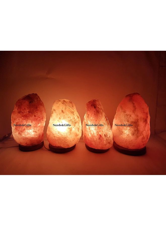 XiuWoo Himalayan Crystal Salt Lamp Orange - Image 3