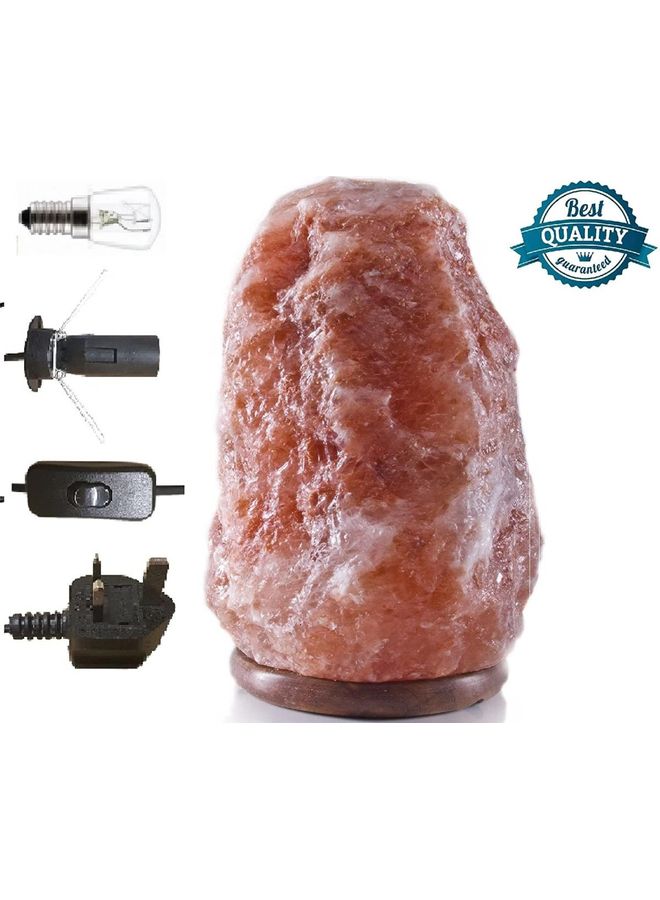XiuWoo Himalayan Crystal Salt Lamp Orange - Image 4