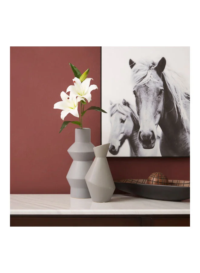 Home Box Lida Lily Flower Bunch White