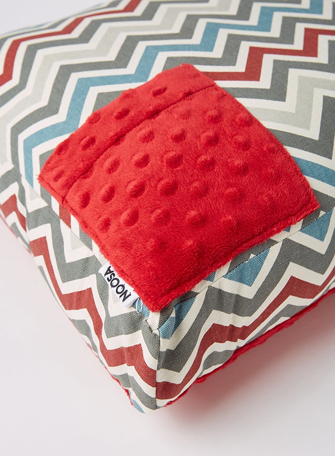 NOOSA Zig Zag Square Cushion Multicolour 30 X 30cm - Image 4